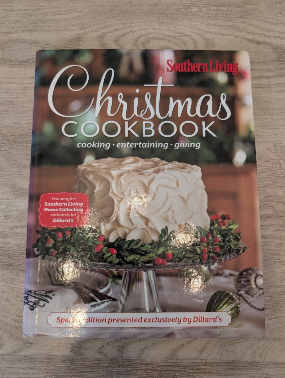 Southern Living Christmas Cookbook, Year Round Celebrations, Hardback, Dual Side